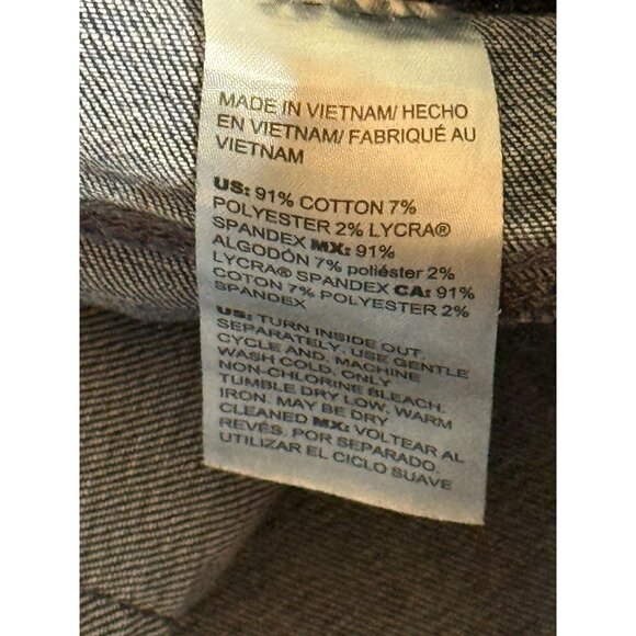 Chico’s 2R / 12R Pull On Jegging Ankle Jeans Dark Wash Stretch - Picture 4 of 7